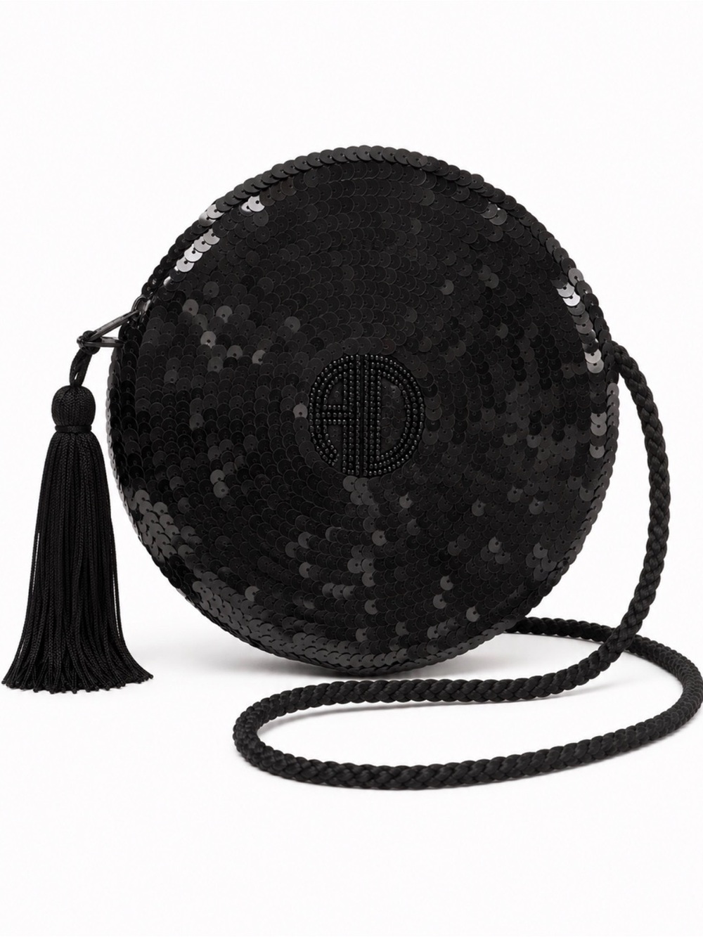 🖤✨ VINTAGE ADRIENNE VITTADINI BEADED Round EVENING BAG ✨🖤NWT